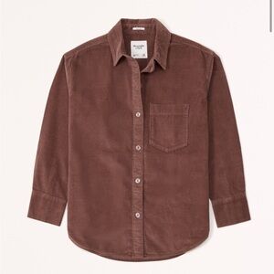 Abercrombie Oversized Corduroy Shirt